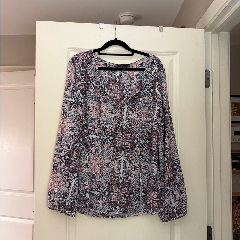 Sanctuary Multicolor Paisley Blouse